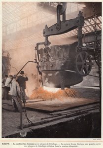 Krupp, La colata di un bramme da European Photographer
