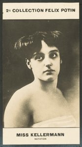 Miss Maud Kellermann, nuoto