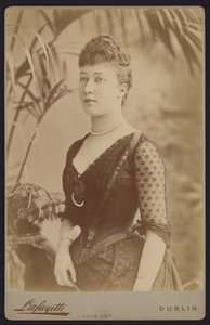 Ritratto, Principessa Louise Victoria, Principessa Reale, figlia maggiore di Re Edoardo VII, sposata con il 6° Conte di Fife (foto in b/n) da European Photographer