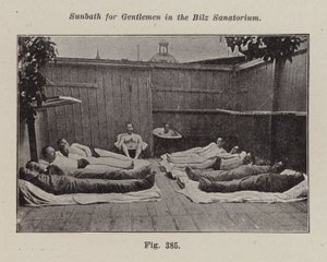 Bagno di sole per signori nel Sanatorio Bilz da European Photographer