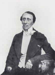 Il poeta Hans Christian Andersen (foto b/n) da European Photographer
