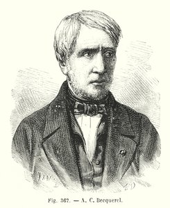 A C Bacquerel (incisione) da European School