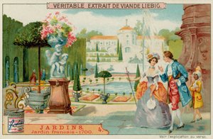 Un giardino francese del 1700 da European School