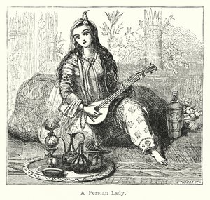 Una signora persiana (incisione)