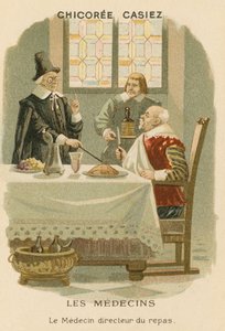 Un dottore che dice a un uomo cosa dovrebbe mangiare da European School