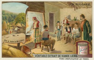 Una veglia e la trebbiatura del grano a Secke da European School