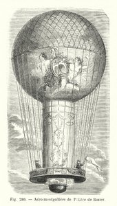 Aero-mongolfiera di Pilatre de Rozier da European School
