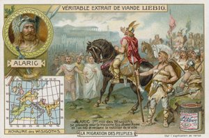 Alarico I, re dei Visigoti, accetta la resa di Roma, 410 da European School