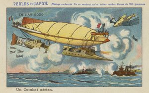 Una battaglia aerea nell