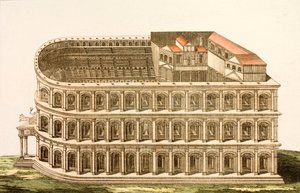 Antico Teatro Romano di Marcello, costruito alla fine del I secolo a.C. da European School