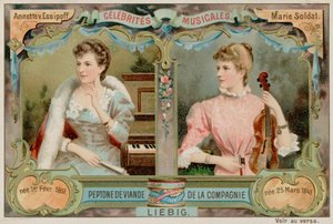 Annette von Essipoff e Marie Soldat da European School