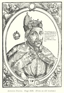 Antonio Priuli, Doge 1618 (incisione) da European School