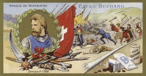Arnold von Winkelried e la Battaglia di Sempach, Svizzera, 1386 da European School