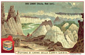 Badlands, Dakota del Sud, USA
