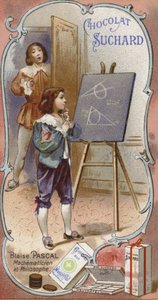 Blaise Pascal, fisico e matematico francese, da bambino