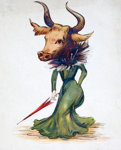 Corpo di donna con testa di toro