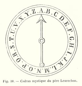 Cadran mystique du pere Leurechon (incisione) da European School