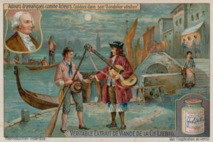 Carlo Goldoni in Il gondoliere veneziano o gli amanti disprezzati da European School