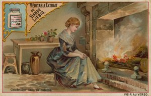 Cenerentola accanto al fuoco della cucina da European School