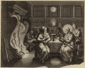 Conversazione di Gesù Cristo e Nicodemo da European School