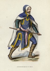 Costume militare del XV secolo da European School