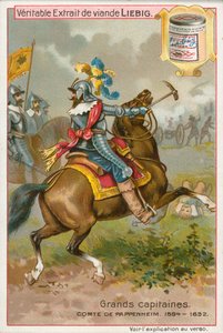 Conte di Pappenheim, carta Liebig, inizio XX secolo (cromo) da European School