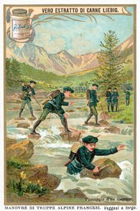 Attraversamento di un torrente di montagna da European School