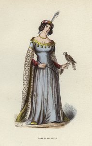 Dama del XV secolo da European School