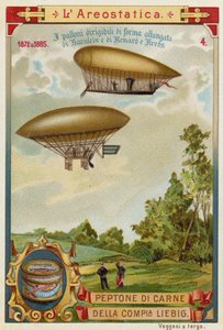 Dirigibili di Haenlein (1872) e Renard e Krebs (1885) da European School