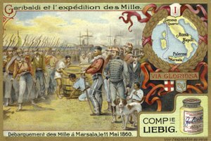 Sbarco dei Mille, Marsala, Sicilia, 11 maggio 1860