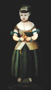 Sagoma di una giovane ragazza