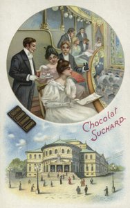 Gustando cioccolato Suchard all