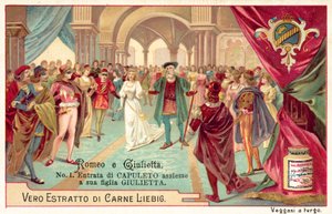 Ingresso di Lord Capuleti e sua figlia Giulietta al ballo da European School