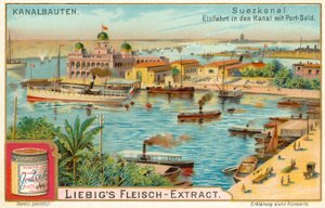 Ingresso al Canale di Suez, Porto Said, Egitto da European School