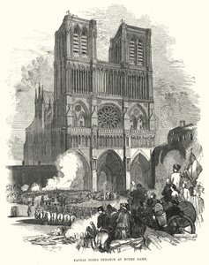 Favras che fa penitenza a Notre Dame