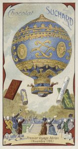 Primo volo in mongolfiera con equipaggio, novembre 1783 da European School