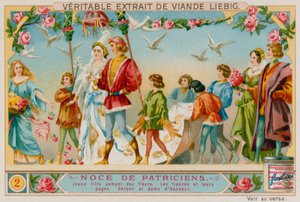 Fioraie, gli sposi e i loro paggi, gli ospiti d
