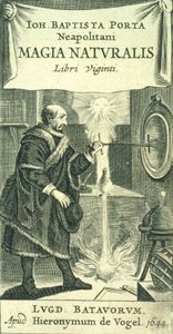 Frontespizio di Magiae Naturalis Libri Viginti di Giovanni Battista della Porta, 1644