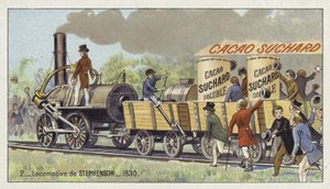 Locomotiva Rocket di George Stephenson, 1830