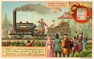Locomotiva a vapore Rocket di George Stephenson, Liverpool