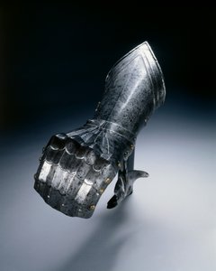 Guanto a manopola gotico per la mano destra, c.1490 da European School