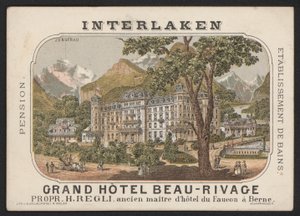 Grand Hotel Beau-Rivage, Interlaken da European School
