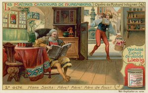 Hans Sachs nella sua bottega da European School