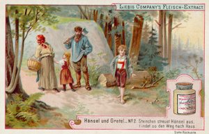 Hansel e Gretel: Hansel lascia una scia di ciottoli per trovare la strada di casa da European School