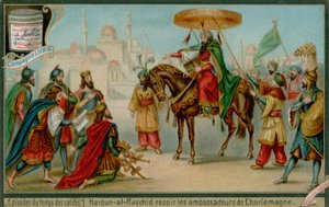 Harun al-Rashid riceve gli ambasciatori di Carlo Magno da European School