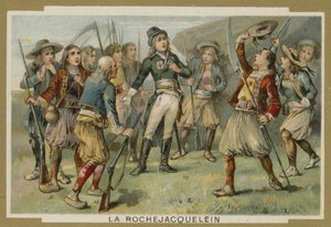 Henri de la Rochejacquelein che si rivolge ai suoi soldati, Rivolta della Vandea, Rivoluzione Francese