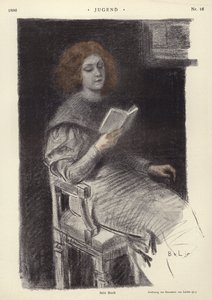 Il suo libro (litografia a colori) da European School