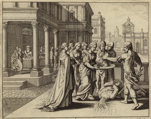 Erodiade riceve la testa di Giovanni Battista da European School
