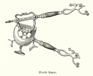 Rasoio indù (incisione)