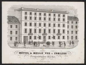 Hotel De Belle Vue, Coblenza da European School